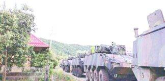 Exerciții militare în Maramureș