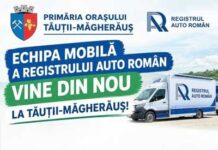 Echipa mobilă a Registrului Auto Român revine la Tăuții-Măgherăuș