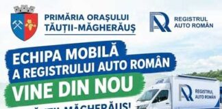 Echipa mobilă a Registrului Auto Român revine la Tăuții-Măgherăuș