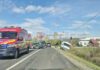 Două persoane au ajuns la spital după un accident pe DN18B