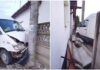S-a urcat băut la volan și a distrus gardul și poarta unei case