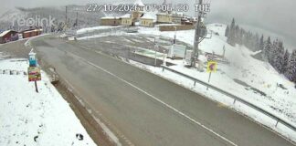 A nins în Pasul Prislop