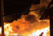 Incendiu de proporții în zona Craica din Baia Mare