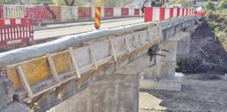 Lucrări de punere în siguranță la Podul Abator, în Sighetu Marmației